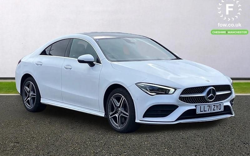 Used Mercedes CLA250e AMG Line Premium Plus 218 HP (160 kW) 2022 White Sedan