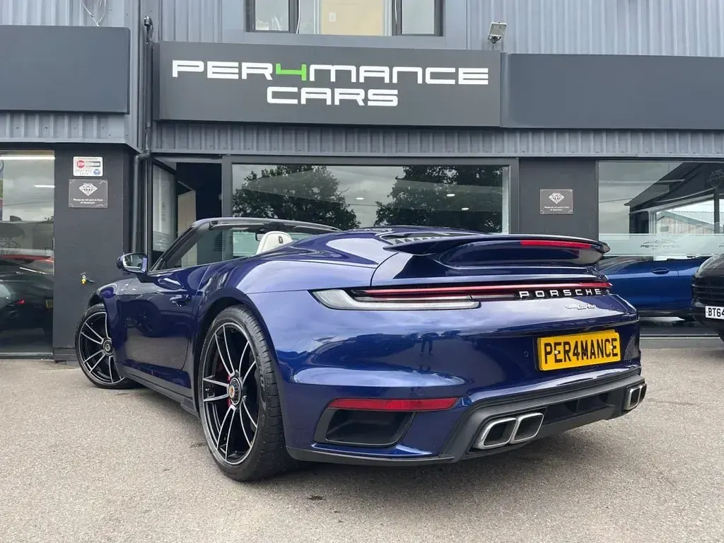 Used Porsche 992 580 HP (426 kW) 2024 Blue Cabriolet