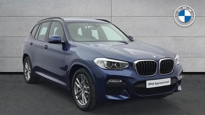 Used BMW X3 M Sport 181 HP (133 kW) 2019 Blue SUV