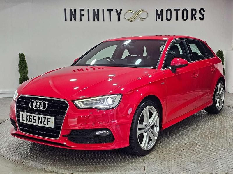 Used Audi A3 Sportback S-Line 2015 Red Hatchback