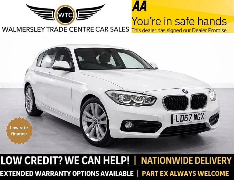 Used BMW 118 Sport Line 136 HP (100 kW) 2017 White Hatchback