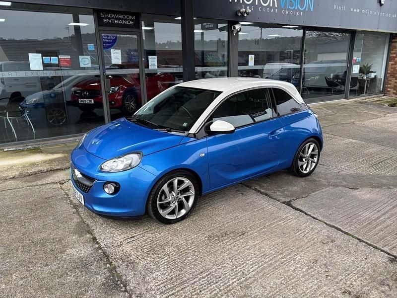 Used Vauxhall Adam Slam 70 HP (51 kW) 2016 Blue Hatchback