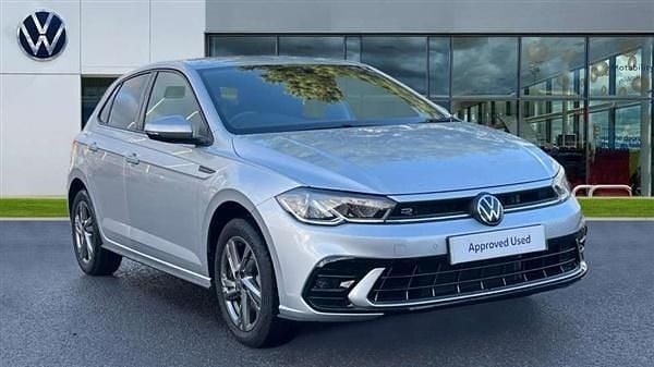 Reflex silver metallic Used 2024 VW Polo R-line Hatchback | £21,764 (A bit pricey) - Image 1/4