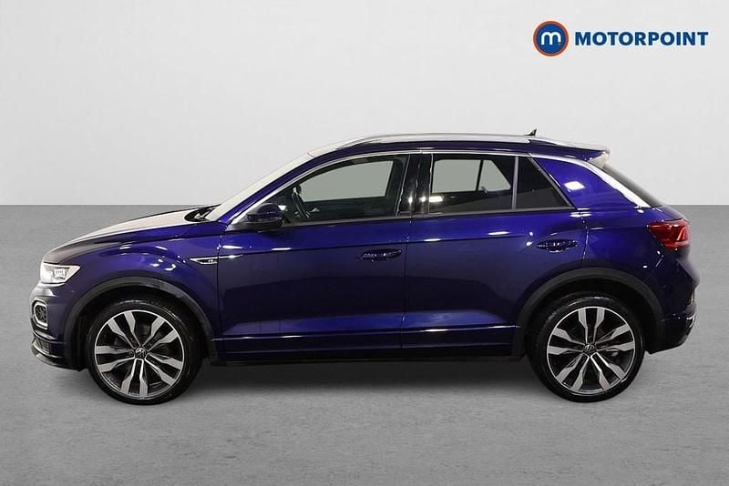 Used VW T-Roc R-line 150 HP (110 kW) 2020 Blue SUV