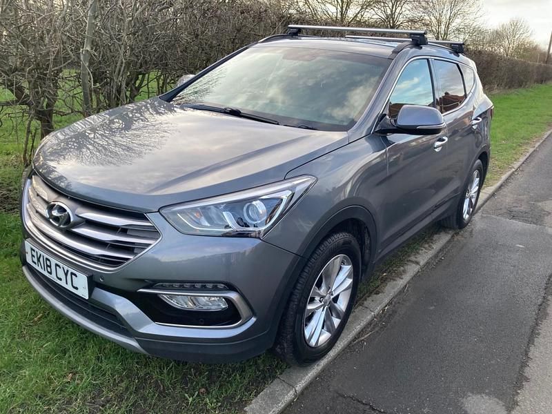 Used Hyundai Santa Fe Premium 2018 Silver SUV