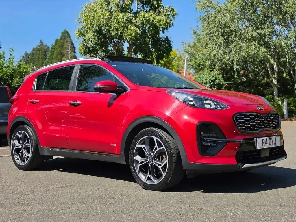 Used Kia Sportage GT-Line S 182 HP (133 kW) 2018 Red SUV