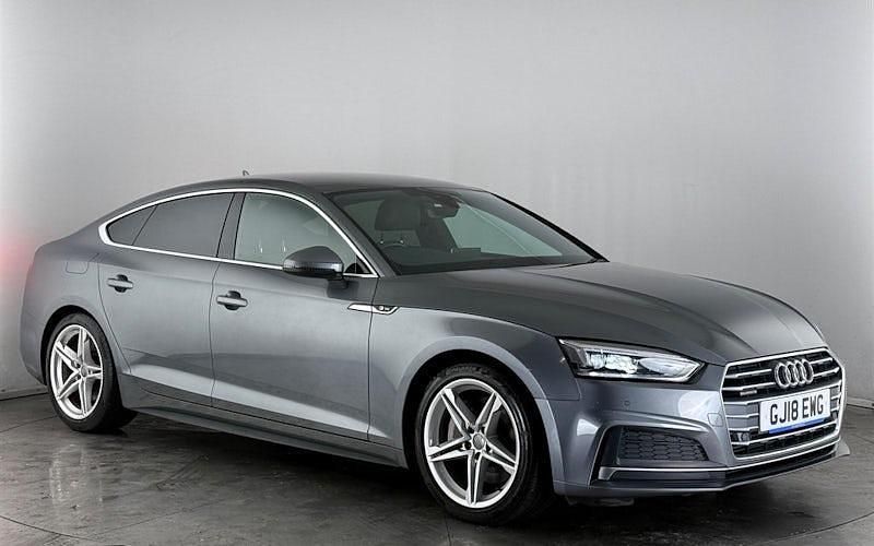 Grey Used 2018 Audi A5 Sportback S-Line Hatchback | £18,900 (Fair price) - Image 1/3