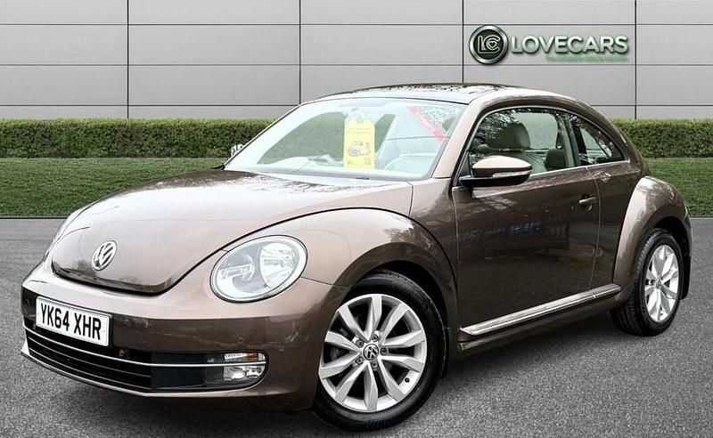 Used VW Beetle Design 140 HP (102 kW) 2014 Brown Hatchback