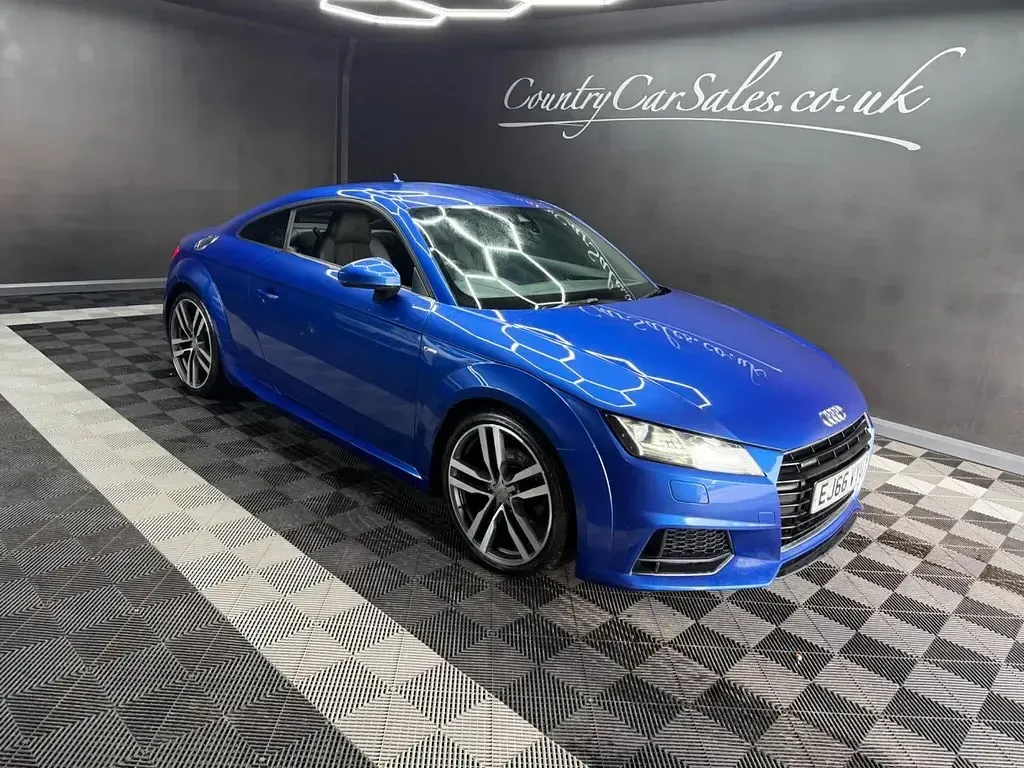 Used Audi TT S-Line 230 HP (169 kW) 2016 Blue Coupe