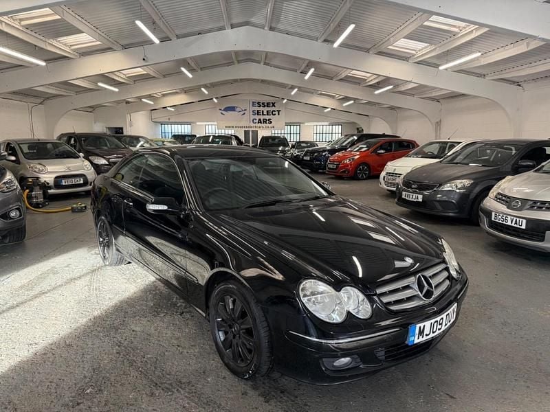 Black Used 2009 Mercedes CLK220 Elegance Coupe | £2,000 (Fair price) - Image 1/4