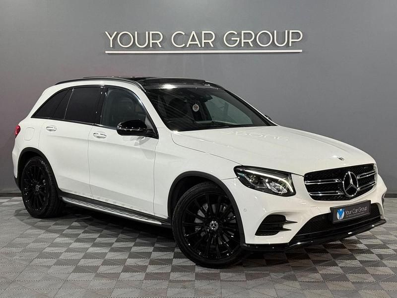 White Used 2017 Mercedes GLC220 AMG line SUV | £20,990 (Expensive) - Image 1/4