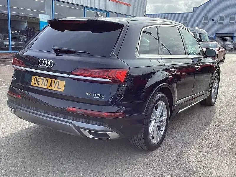 Używany Audi Q7 S-Line 381 KM (280 kW) 2020 Czarny SUV