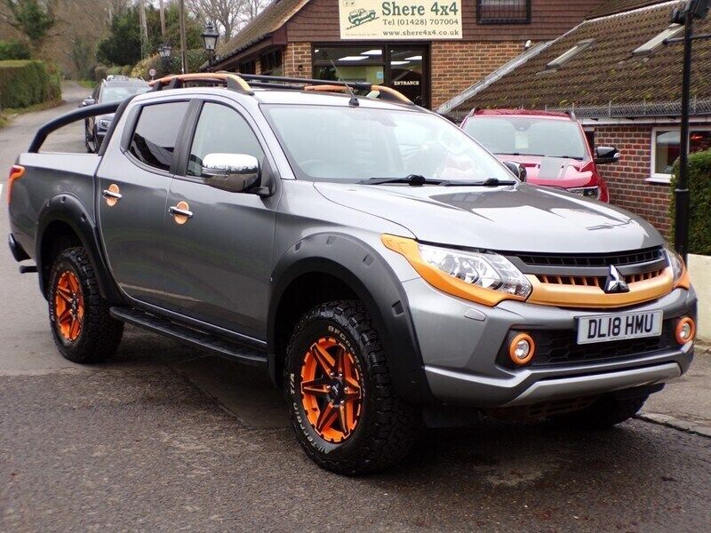 Grey Used 2018 Mitsubishi L200 Pickup | £20,994 (Expensive) - Image 1/3