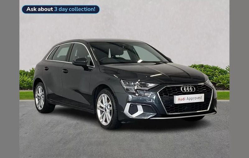 Grey Used 2022 Audi A3 Sport Hatchback | £19,666 (Super price) - Image 1/4