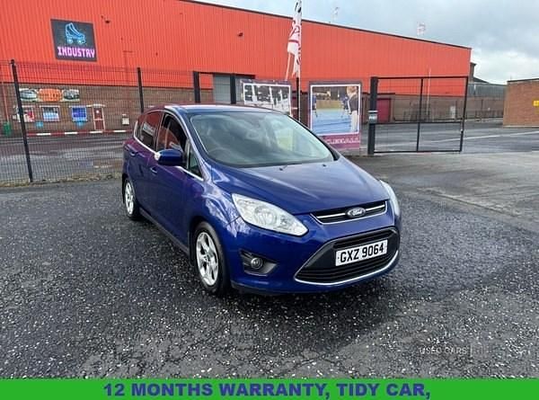Blue Used 2014 Ford C-MAX Zetec MPV | £3,495 (Fair price) - Image 1/4