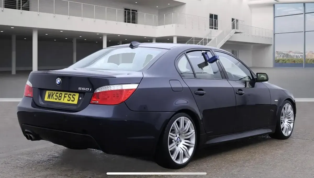Used BMW 550 M Sport 2008 Black Sedan