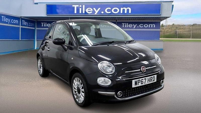 Used Fiat 500 Lounge 69 HP (50 kW) 2017 Black Hatchback
