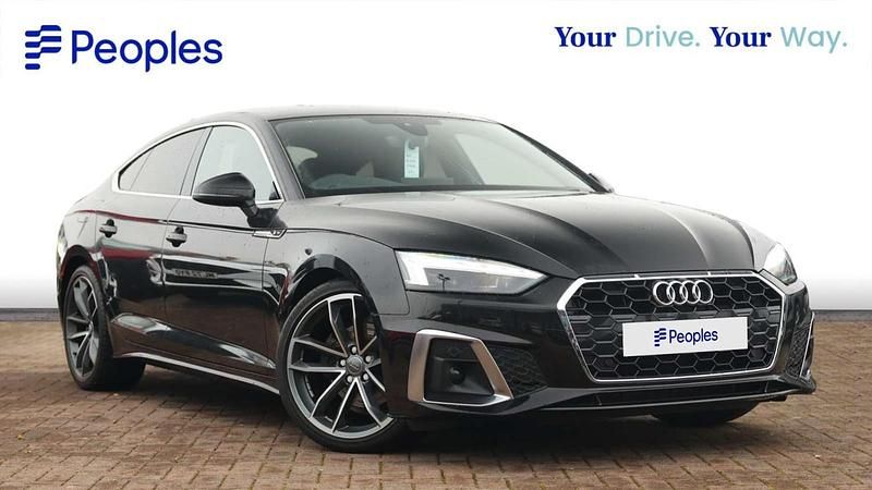 Used Audi A5 S-Line 2020 Black Hatchback