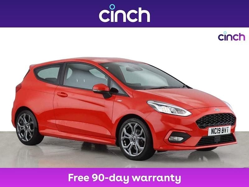 Red Used 2019 Ford Fiesta ST-Line Hatchback | £8,199 (Fair price) - Image 1/3