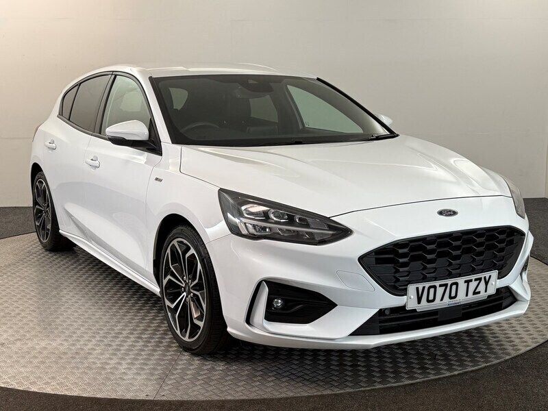 White Used 2020 Ford Focus ST-Line X Hatchback | £14,610 (Fair price) - Image 1/4