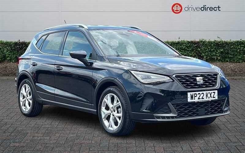 Black Used 2022 Seat Arona FR SUV | £12,937 (Fair price) - Image 1/4