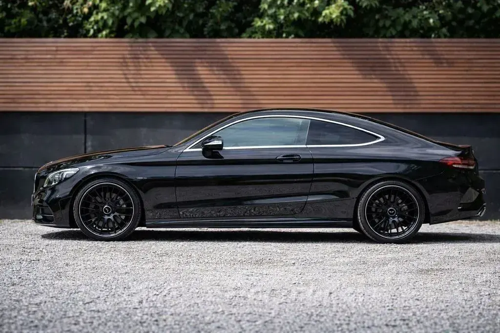 Used Mercedes C300 AMG line 2021 Black Coupe