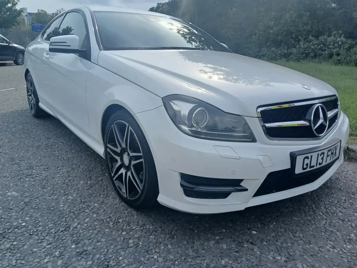 Used Mercedes C220 AMG 2013 White Coupe