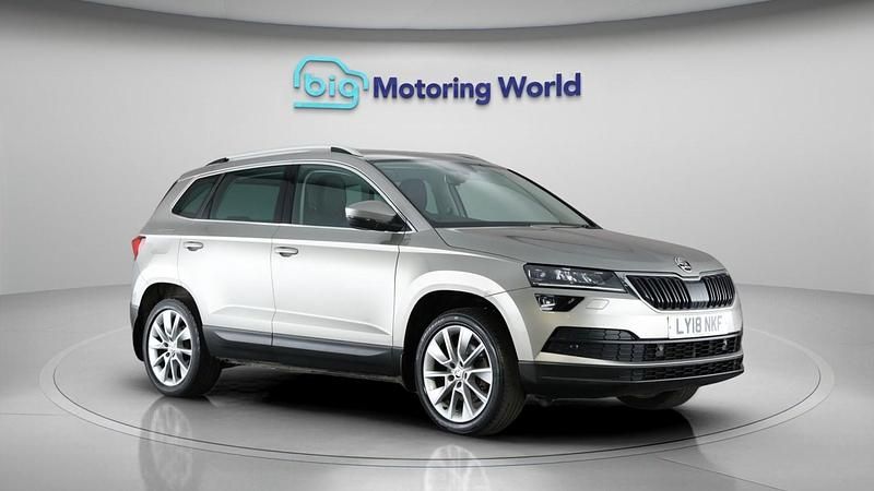 Used Skoda Karoq SE L 148 HP (108 kW) 2018 Beige SUV