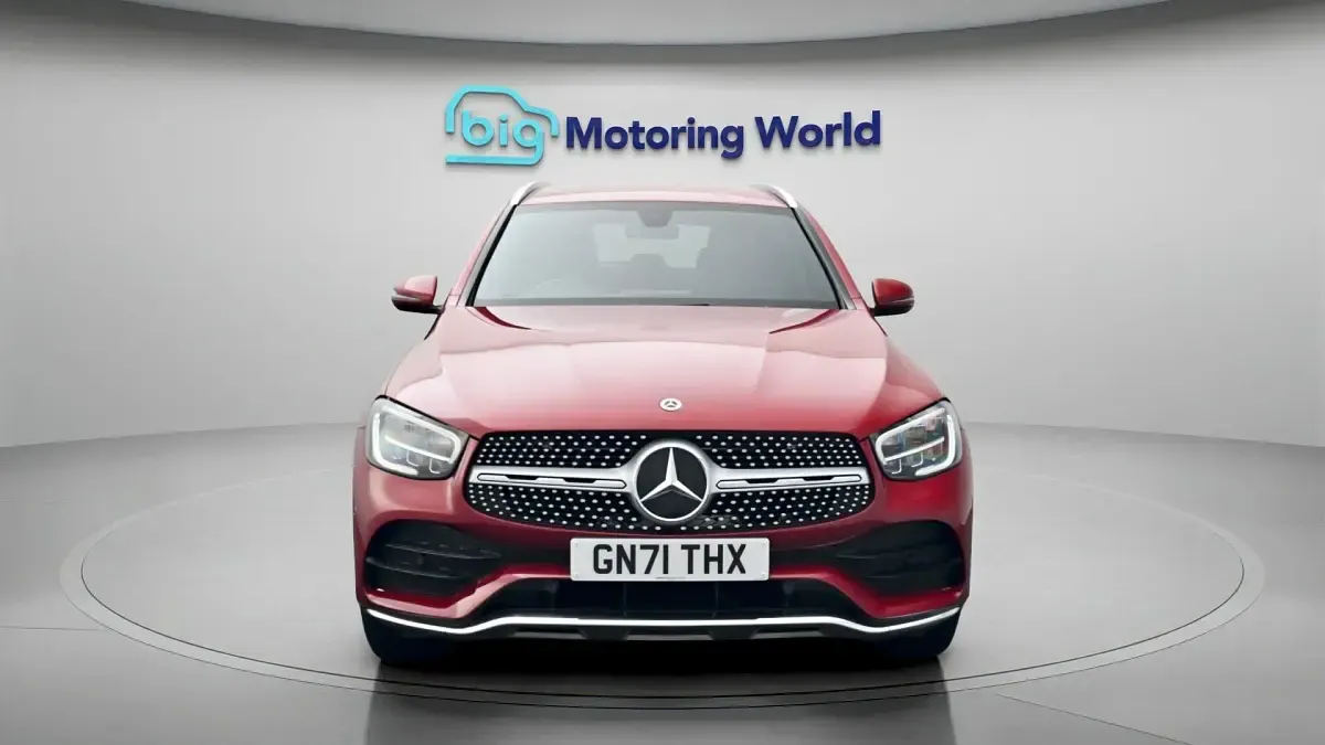 Used Mercedes GLC220 AMG line 194 HP (142 kW) 2021 Red SUV