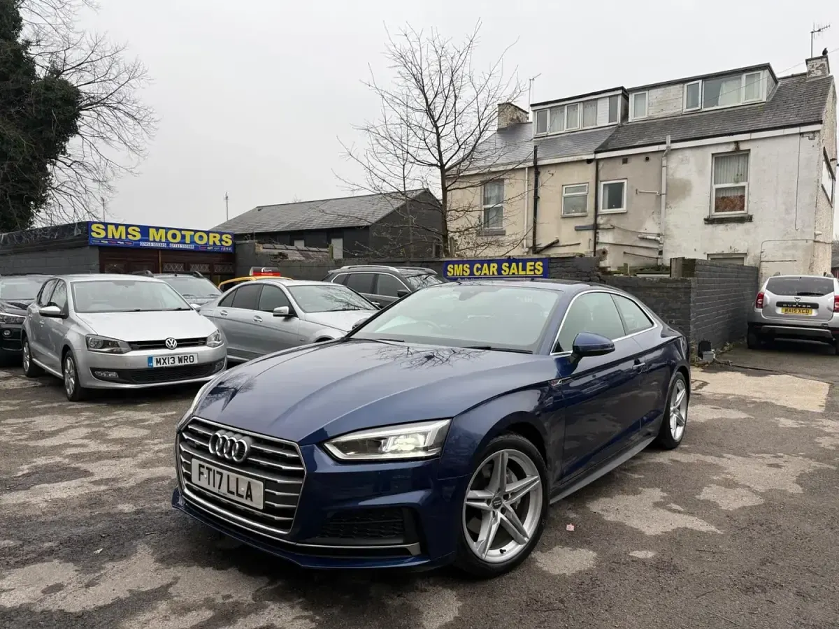 Used Audi A5 S-Line 2017 Blue Coupe