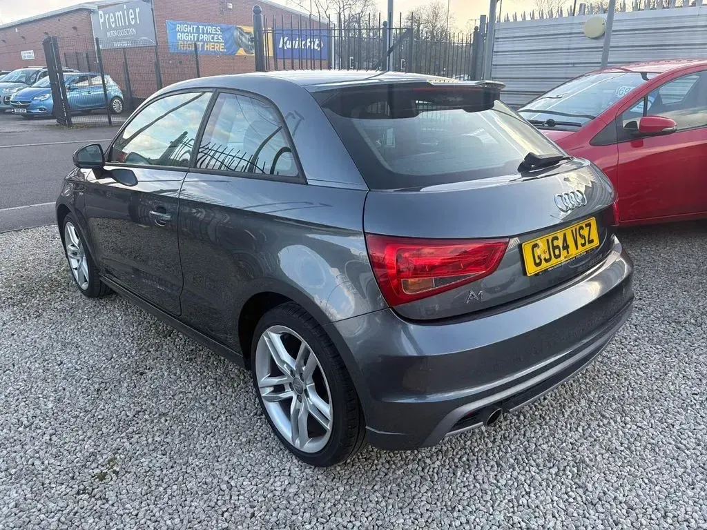 Used Audi A1 S-Line 105 HP (77 kW) 2014 Grey Hatchback