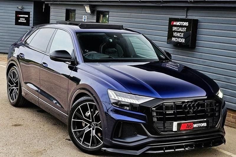 Blue Used 2021 Audi Q8 Advanced SUV | £43,989 (Good price) - Image 1/1