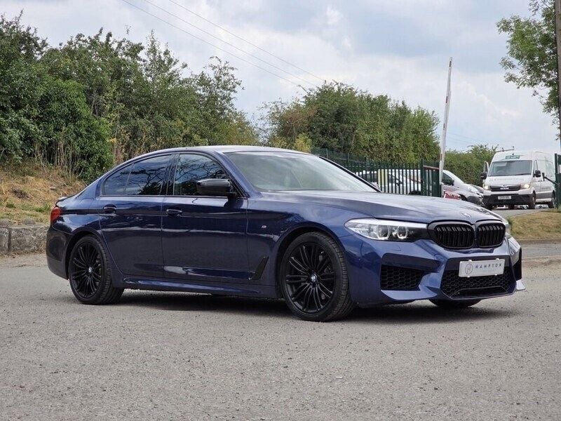 Blue Used 2019 BMW 520 M Sport Sedan | £16,995 (Fair price) - Image 1/4