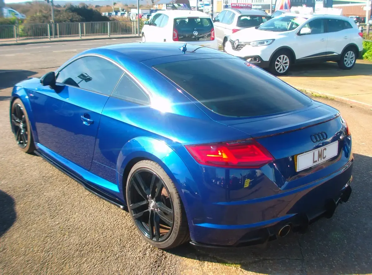 Used Audi TT S-Line 230 HP (169 kW) 2015 Blue Coupe