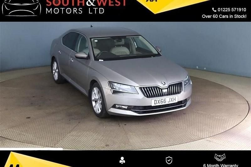 Used Skoda Superb SE L Executive 150 HP (110 kW) 2016 Beige Hatchback