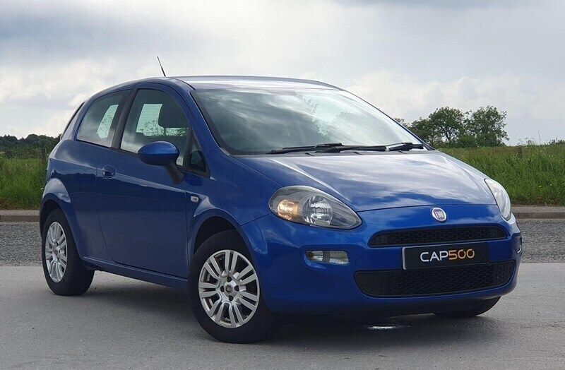 Blue Used 2012 Fiat Punto Easy Hatchback | £3,195 (Fair price) - Image 1/4
