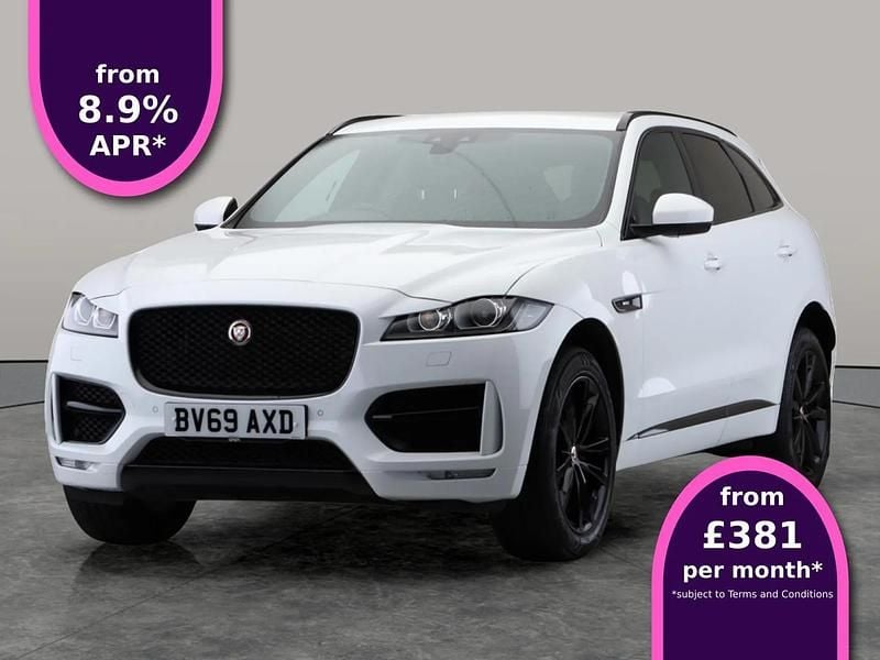 White Used 2019 Jaguar F-Pace R-Sport SUV | £21,455 (A bit pricey) - Image 1/4