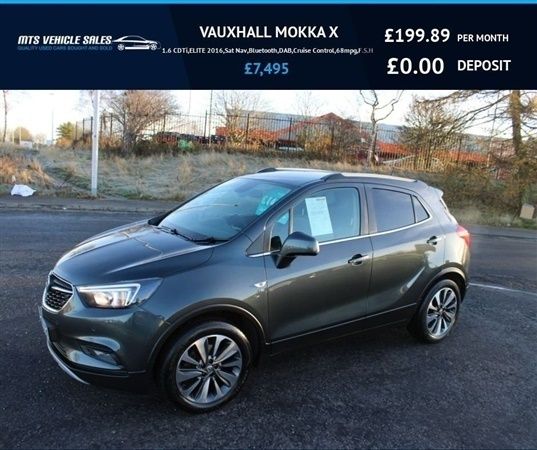 Grey Used 2017 Vauxhall Mokka X Elite SUV | £6,995 (Fair price) - Image 1/1