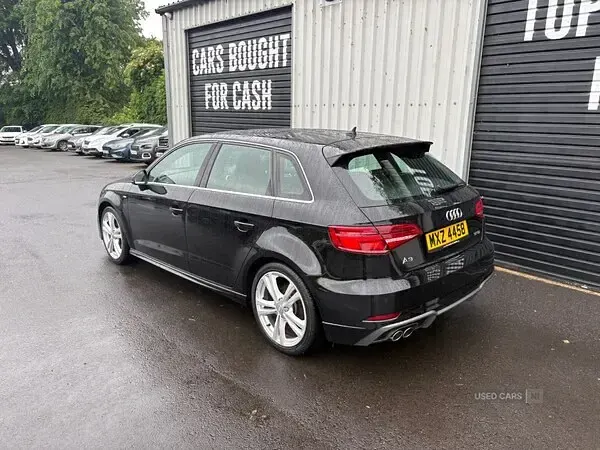 Used Audi A3 S-Line 150 HP (110 kW) 2018 Black Sedan