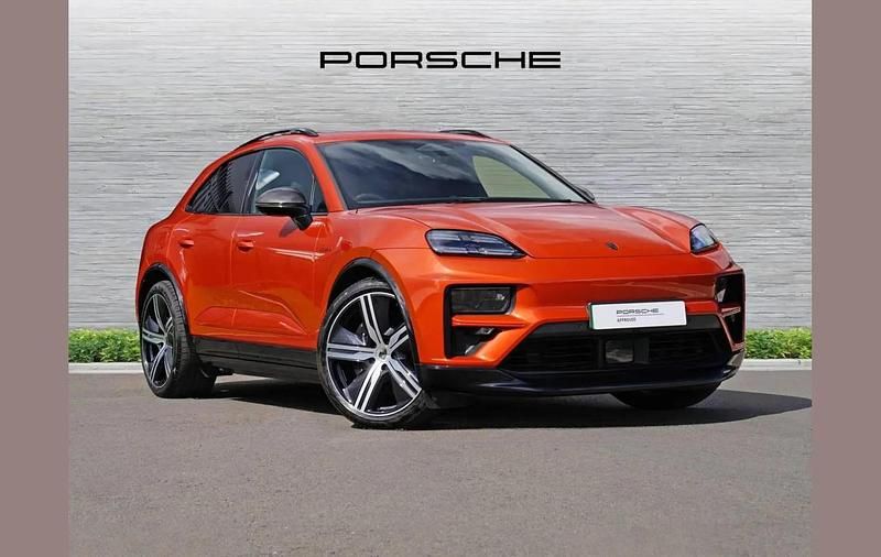 Orange Used 2024 Porsche Macan Turbo SUV | £92,990 - Image 1/4