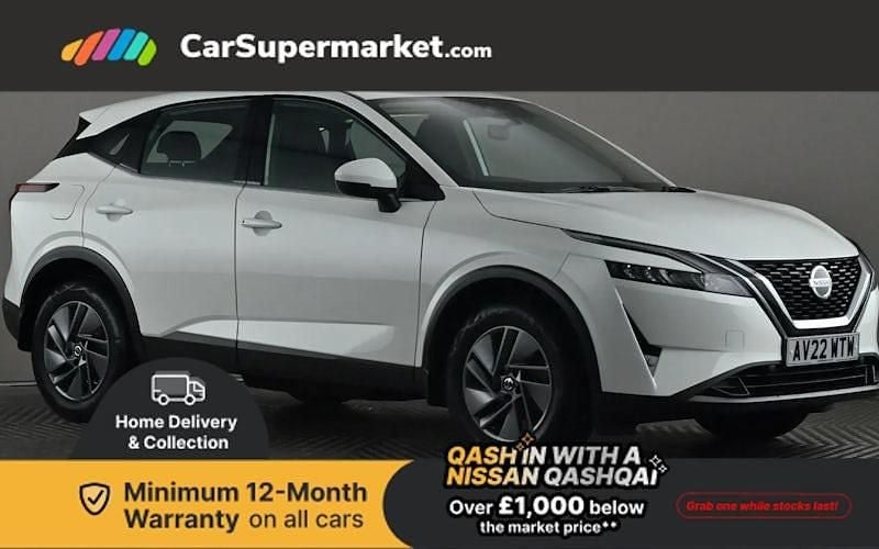 White Used 2022 Nissan Qashqai Acenta Premium SUV | £13,697 (Super price) - Image 1/3