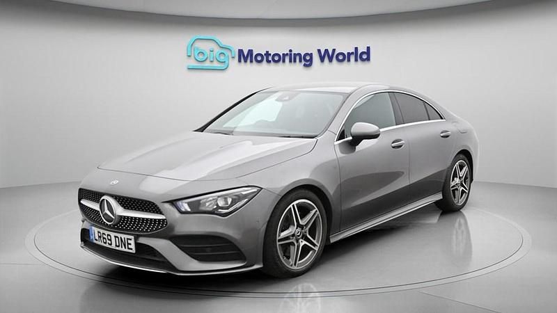 Used Mercedes CLA200 AMG line 163 HP (119 kW) 2019 Grey Coupe