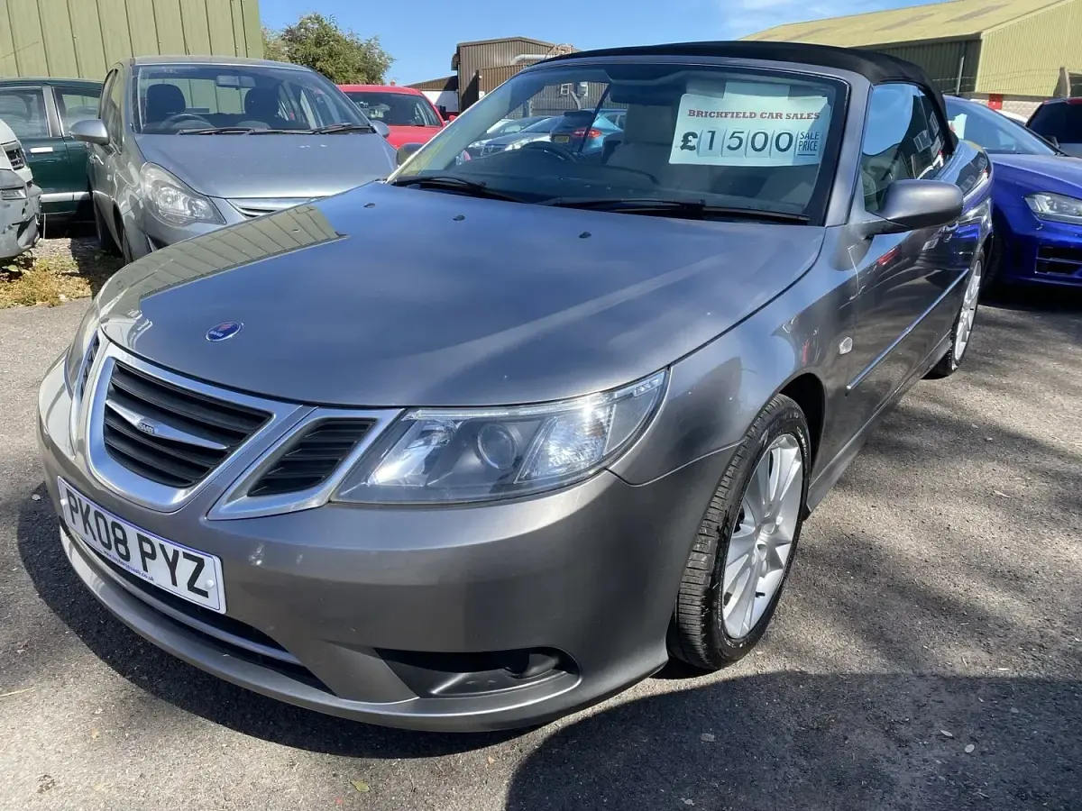 Used Saab 9-3 Linear 147 HP (108 kW) 2008 Grey Cabriolet