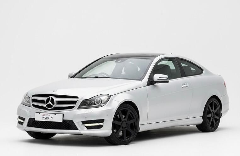 Used Mercedes C220 Sport Edition 170 HP (125 kW) 2014 Silver Coupe