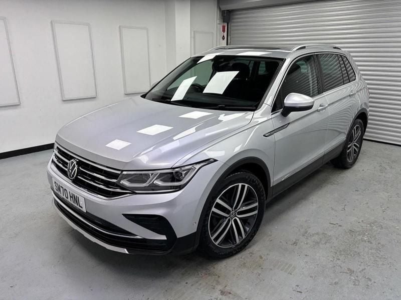 Silver Used 2020 VW Tiguan Elegance SUV | £20,490 (Fair price) - Image 1/4