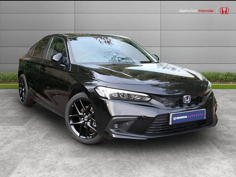 Crystal black Used 2025 Honda Civic Hybrid Hatchback | £28,950 (Fair price) - Image 1/4