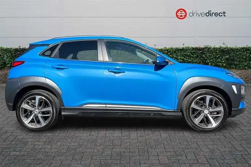 Used Hyundai Kona Premium 120 HP (88 kW) 2019 Blue SUV