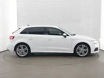 Used Audi A3 S-Line 116 HP (85 kW) 2019 White Sedan