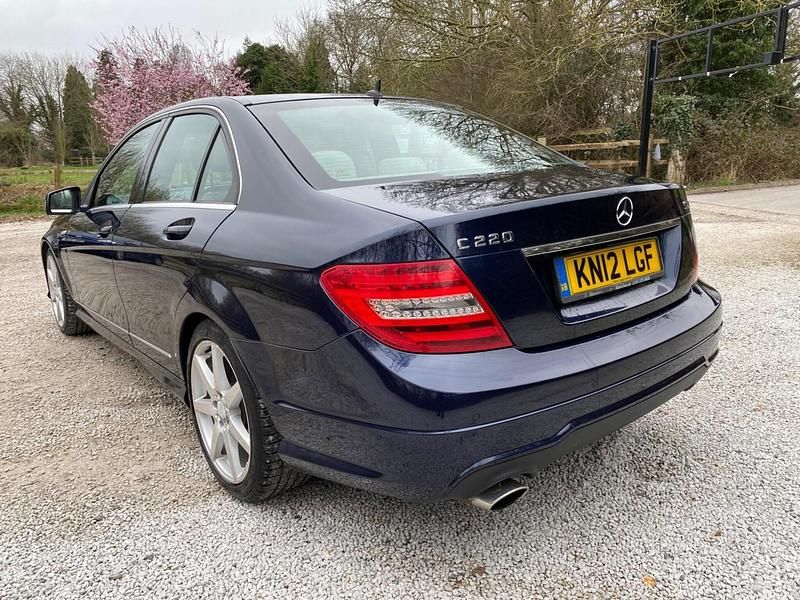 Used Mercedes C220 2012 Blue Sedan