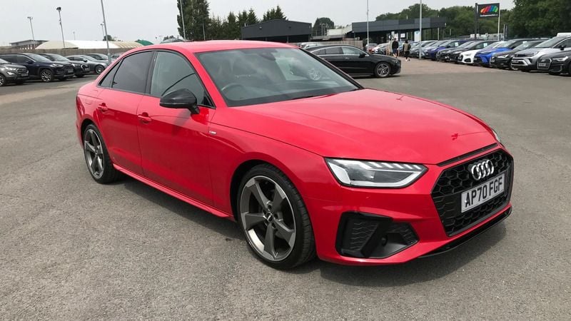 Red Used 2020 Audi A4 Black Edition Sedan | £18,498 (Good price) - Image 1/4